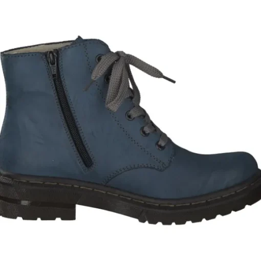 Rieker 78240, Stiefeletten, Damen, Blau