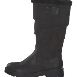 Rieker 73291-25, Winterstiefel, Damen, tabak/testadimoro/schwarz/nero