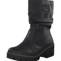 Rieker 79260, Winterstiefeletten, Damen, schwarz/schwarz