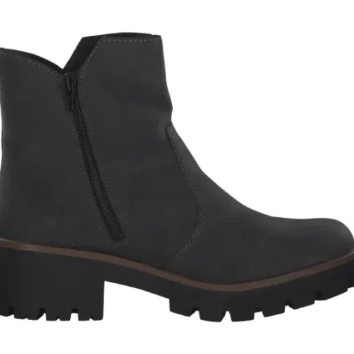 Rieker 79261, Winterstiefeletten, Damen, anthrazit