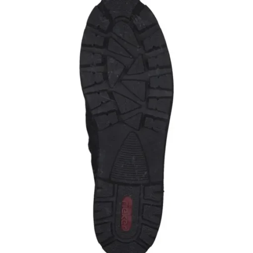 Rieker 79260, Winterstiefeletten, Damen, schwarz/schwarz