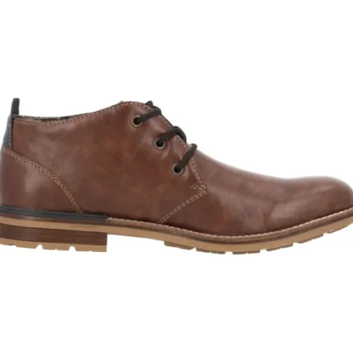 Rieker B1340, Schnürschuhe, Herren, Nuss/River