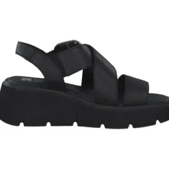 Rieker Evolution W1550, Plateau-Sandaletten, Damen, Schwarz