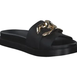 Rieker Evolution W1452, Plateau-Pantoletten, Damen, schwarz