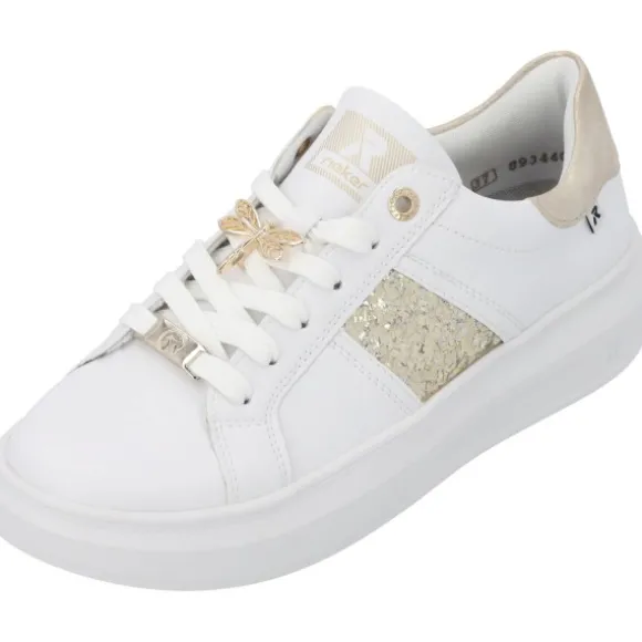 Rieker Evolution W1202, Schnürschuhe, Damen, Weiß