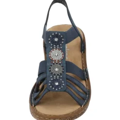 Rieker 628G9, Keilsandaletten, Damen, baltik