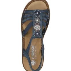 Rieker 628G9, Keilsandaletten, Damen, baltik