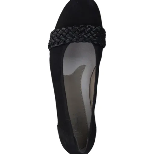 Rieker L9358, Ballerinas, Damen, schwarz/black