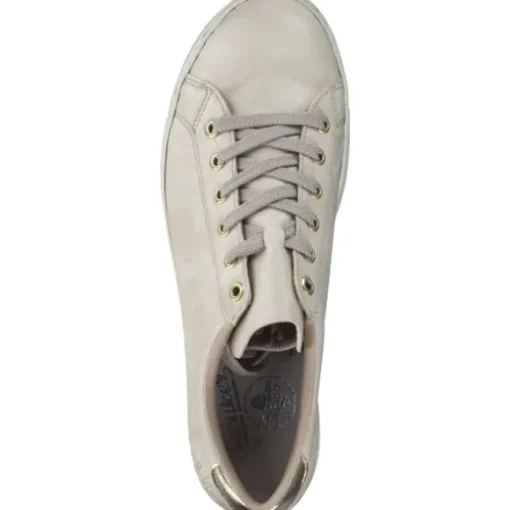 Rieker L9800, Schnürschuhe, Damen, ivory/lightgold