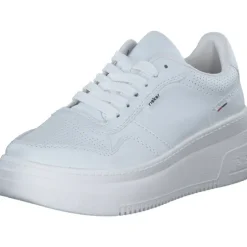 Rieker M7811, Schnürschuhe, Damen, Weiß (White)