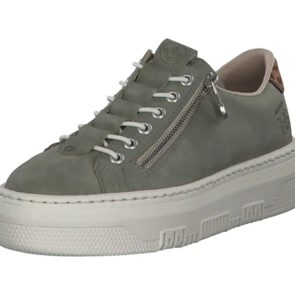 Rieker M1952, Schnürschuhe, Damen, schilf/leo-nuss