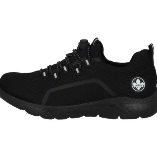 Rieker M5070, Schnürschuhe, Damen, Schwarz