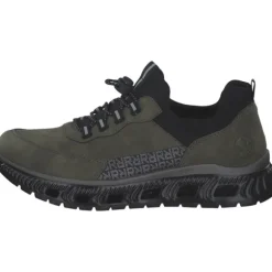 Rieker M6058, Schnürschuhe, Damen, liane/schwarz/schwarz