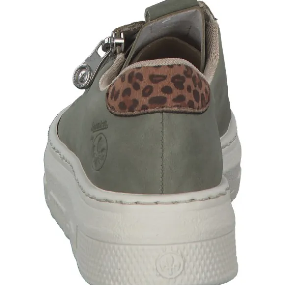 Rieker M1952, Schnürschuhe, Damen, schilf/leo-nuss