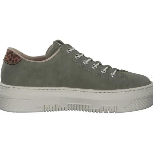 Rieker M1952, Schnürschuhe, Damen, schilf/leo-nuss