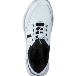 Rieker M6062, Schnürschuhe, Damen, weiss/bianco/schwarz/schwarz