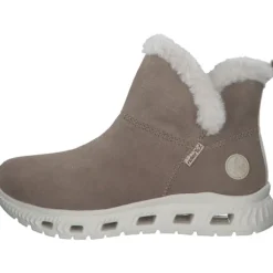 Rieker M6050, Winterstiefeletten, Damen, Weiß (Pfeffer)