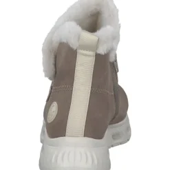 Rieker M6050, Winterstiefeletten, Damen, Weiß (Pfeffer)