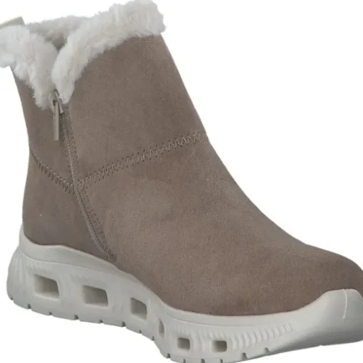 Rieker M6050, Winterstiefeletten, Damen, Weiß (Pfeffer)