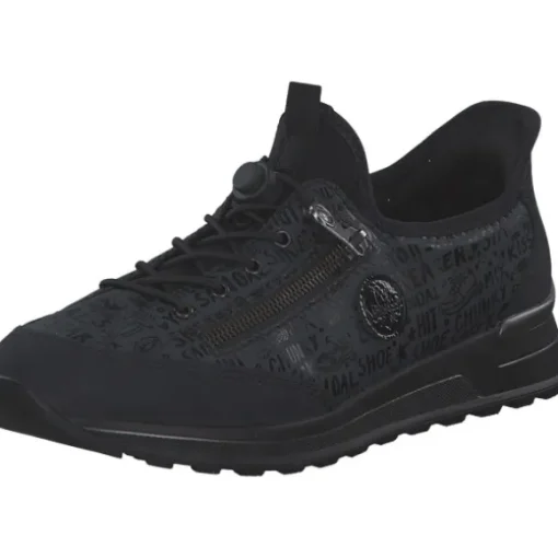 Rieker N1455, Schnürschuhe, Damen, pazifik/ozean/black/schwarz