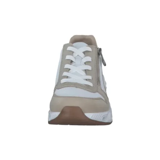 Rieker N5204, Schnürschuhe, Damen, ginger/weiss/lehm/marble
