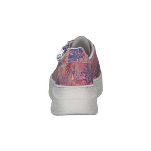 Rieker N6401, Schnürschuhe, Damen, rosa-jungle