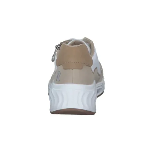 Rieker N5204, Schnürschuhe, Damen, ginger/weiss/lehm/marble