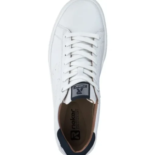 Rieker U0704, Sportliche Halbschuhe, Herren, Weiß