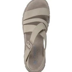 Rieker V1063, Keilsandaletten, Damen, perle