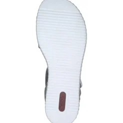 Rieker V3660, Keilsandaletten, Damen, Weiß