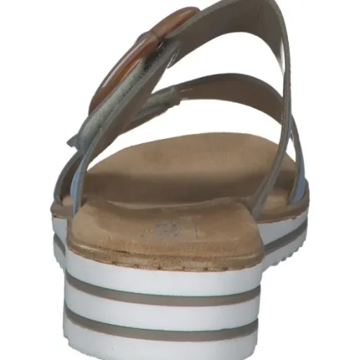 Rieker V0692, Pantoletten & Badeschuhe, Damen, Blau