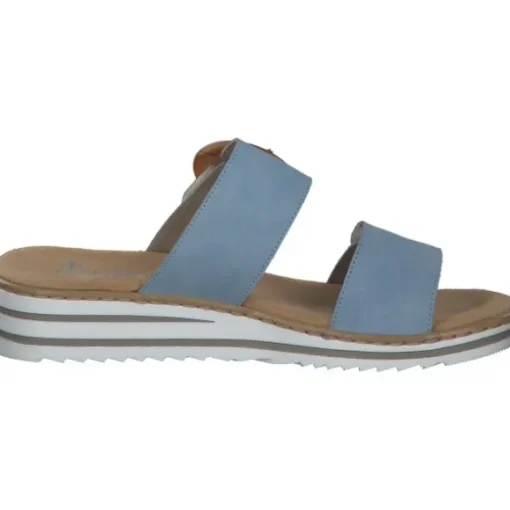 Rieker V0692, Pantoletten & Badeschuhe, Damen, Blau