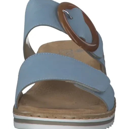 Rieker V0692, Pantoletten & Badeschuhe, Damen, Blau