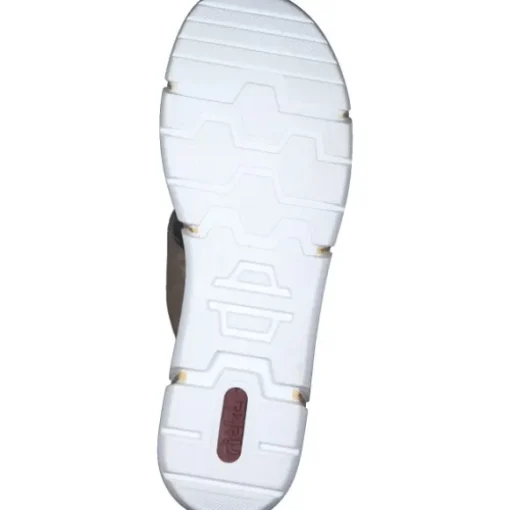 Rieker V2392, Plateau-Pantoletten, Damen, shell
