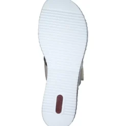 Rieker V3652, Plateau-Pantoletten, Damen, Rot