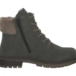 Rieker Y7424, Schnürstiefel, Damen, moor/fango