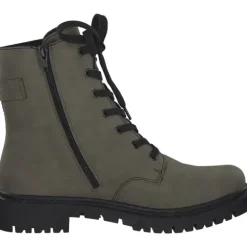Rieker Y2431, Schnürstiefel, Damen, Schwarz