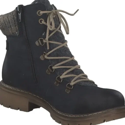 Rieker Y9131, Stiefeletten, Damen, blau blue