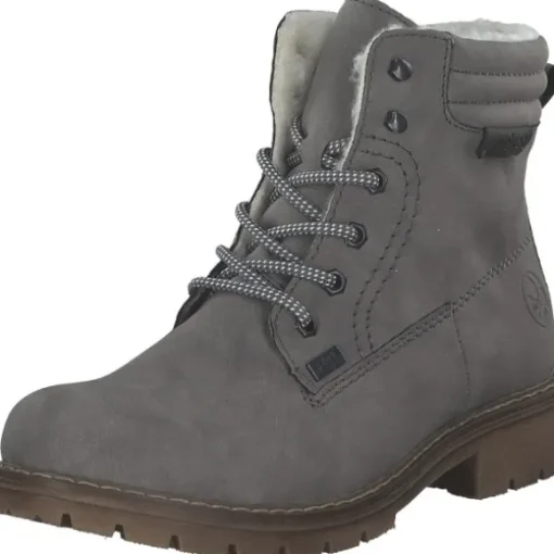 Rieker Y9125, Winterstiefeletten, Damen, Grau