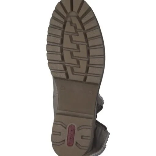 Rieker Y8582, Winterstiefeletten, Damen, Weiß (Zimt)