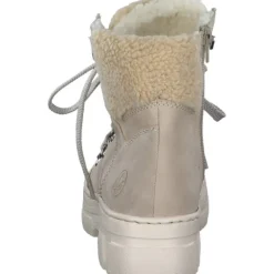Rieker Z7430, Schnürstiefel, Damen, ginger/beige/champignon