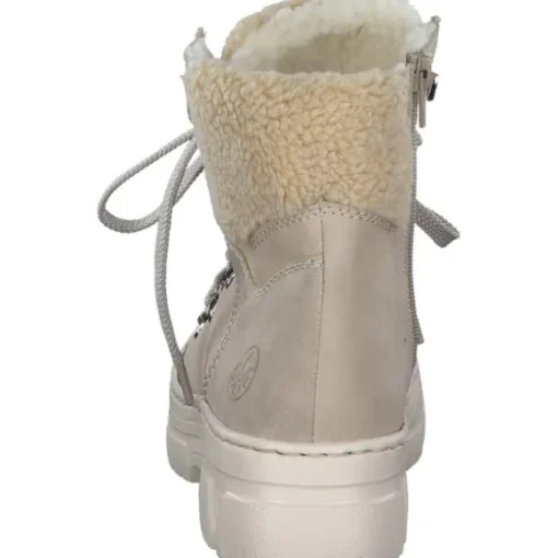 Rieker Z7430, Schnürstiefel, Damen, ginger/beige/champignon