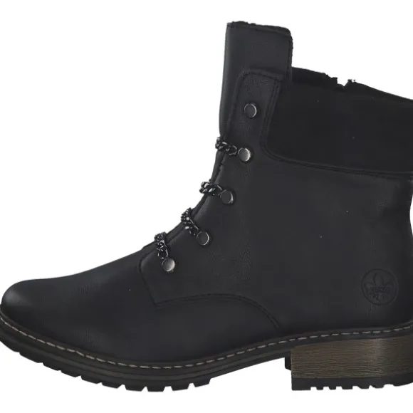 Rieker Z6872, Schnürstiefeletten, Damen, schwarz
