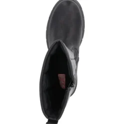 Rieker Z9172, Winterstiefeletten, Damen, schwarz/schwarz/schwarz