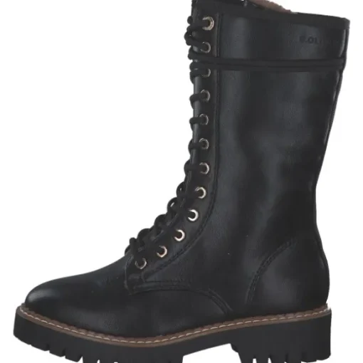 s. Oliver 5-26221-41/022 M2622141, Schnürstiefel, Damen, Schwarz