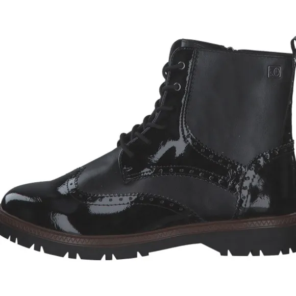 s. Oliver 5-25232-43/001 M2523243, Stiefeletten, Damen, Schwarz (Schwarz Lack)