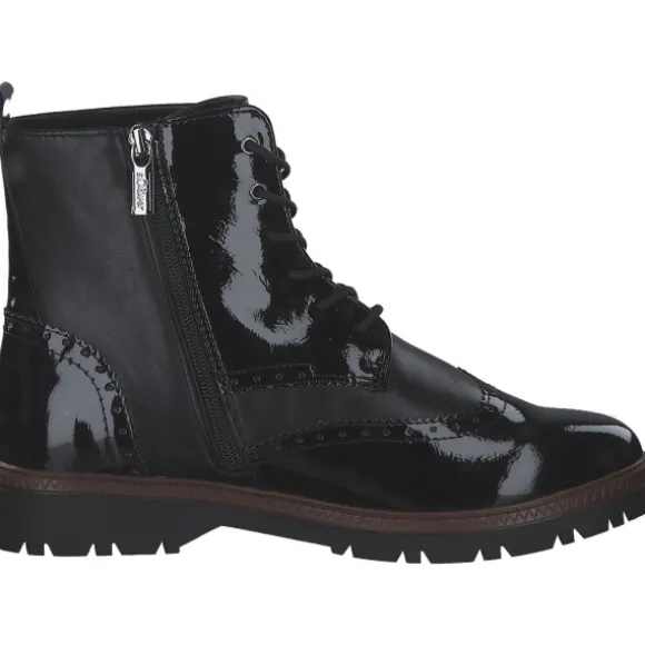 s. Oliver 5-25232-43/001 M2523243, Stiefeletten, Damen, Schwarz (Schwarz Lack)