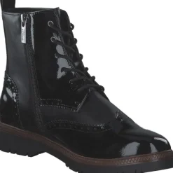 s. Oliver 5-25232-43/001 M2523243, Stiefeletten, Damen, Schwarz (Schwarz Lack)