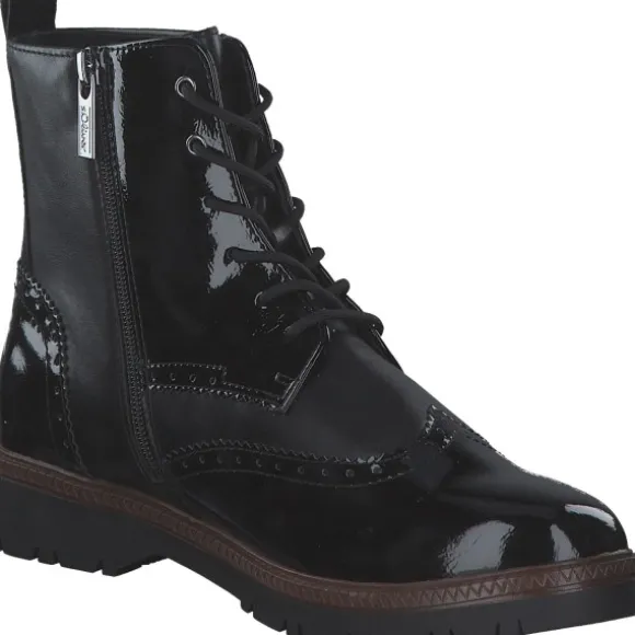 s. Oliver 5-25232-43/001 M2523243, Stiefeletten, Damen, Schwarz (Schwarz Lack)