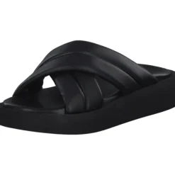 s. Oliver 27207, Plateau-Pantoletten, Damen, black